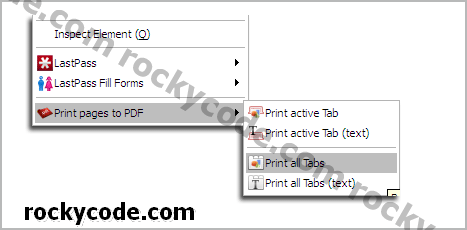 Kako hitro ustvariti dokument PDF iz več spletnih strani