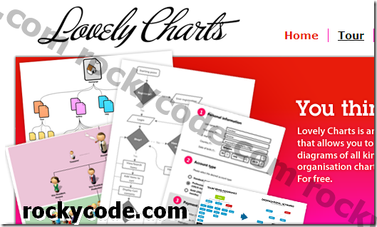 LovelyCharts: crea diagrames de diagrama i diagrames en línia