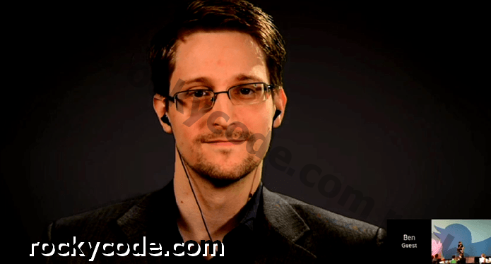 Edward Snowden på Surveillance, Fake News og Twitter