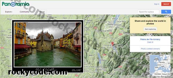 Zeigen Sie mit Google Panoramio weltweit aufgenommene Fotos an