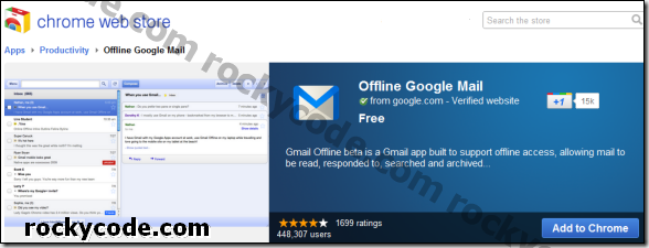 Jak uzyskać dostęp do Gmaila po rozłączeniu z nowym rozszerzeniem Gmail offline Offline Chrome