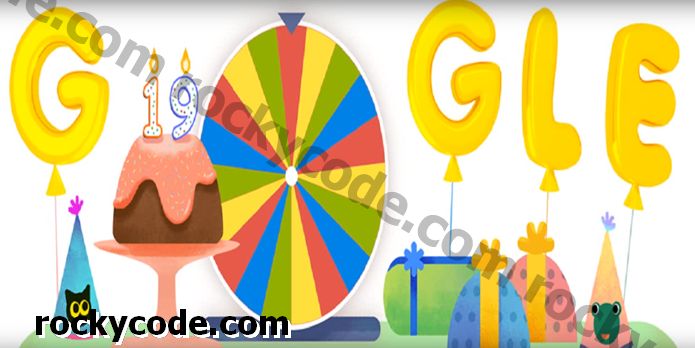 Google festeggia il suo 19 ° compleanno con Mini Doodle Games Spinner