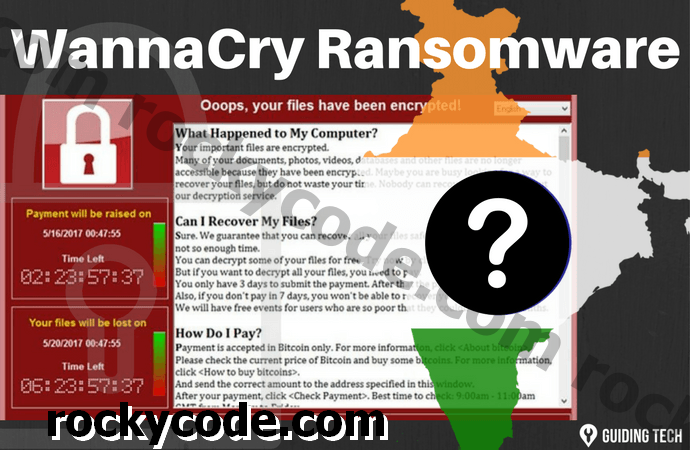 Hvordan WannaCry Ransomware har påvirket India