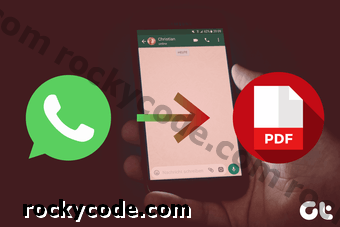 Kā eksportēt WhatsApp tērzēšanu kā PDF