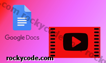 Comment insérer des vidéos YouTube dans Google Docs