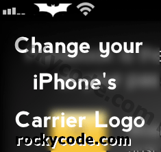 Kaip pakeisti „iPhone“ nešiklio logotipą (nereikia „Jailbreak“)