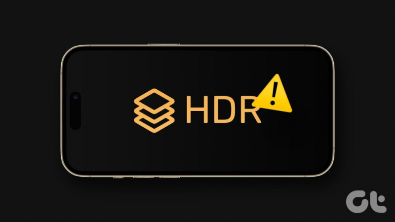 5 beste rettelser for HDR-video som ikke tas opp på iPhone