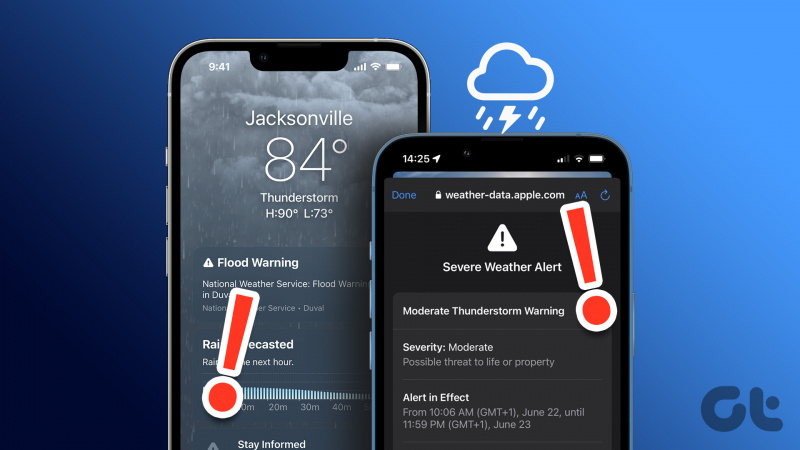 7 najboljših popravkov za opozorila o hudem vremenu, ki ne delujejo na iPhoneu