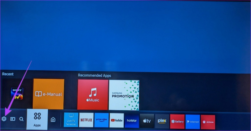   Samsung TV-innstillinger