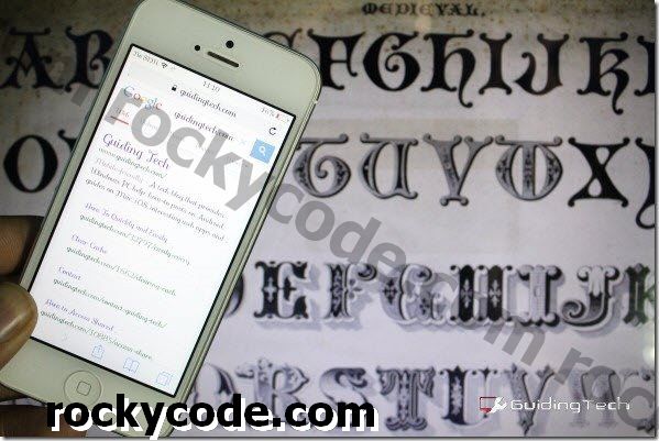 Jak nainstalovat a použít vlastní písma na Jailbroken iPhone