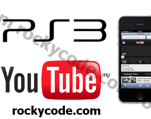 Wiedergabe und Steuerung von YouTube-Videos auf PS3 mit dem iPhone