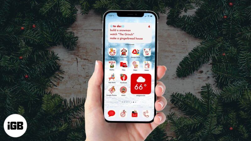Le migliori icone per app di Natale iOS 14 per iPhone (2020)