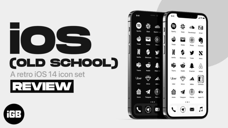 iOS (Old School): una recensione retrò del set di icone di iOS 14