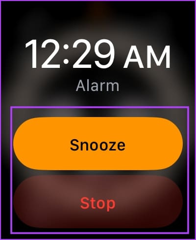   Apple Watch Snooze ali Stop Alarm