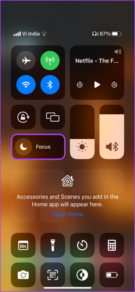   Uključite Focus Mode na iPhoneu