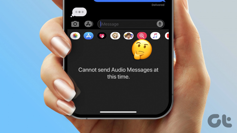 7 millors solucions per a l'error 'No es pot enviar un missatge d'àudio en aquest moment' a l'iPhone