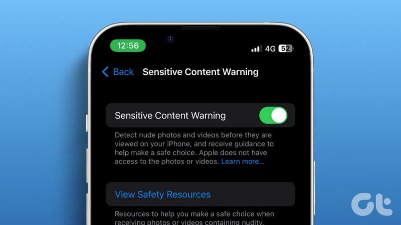 Com activar l'avís de contingut sensible a iPhone, iPad i Mac