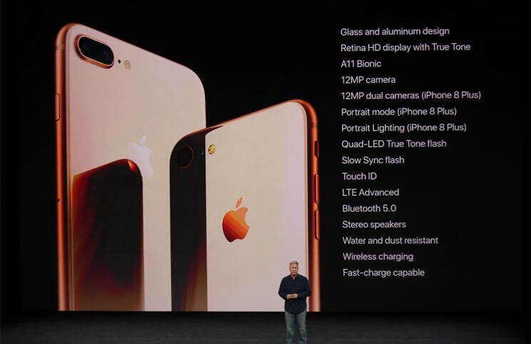 iPhone 8 og iPhone 8 Plus-funksjoner