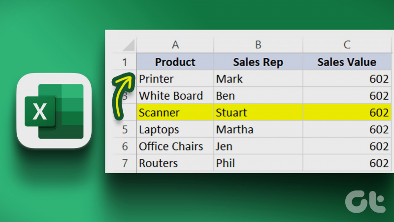 3 preprosti načini za premikanje vrstic in stolpcev v programu Microsoft Excel