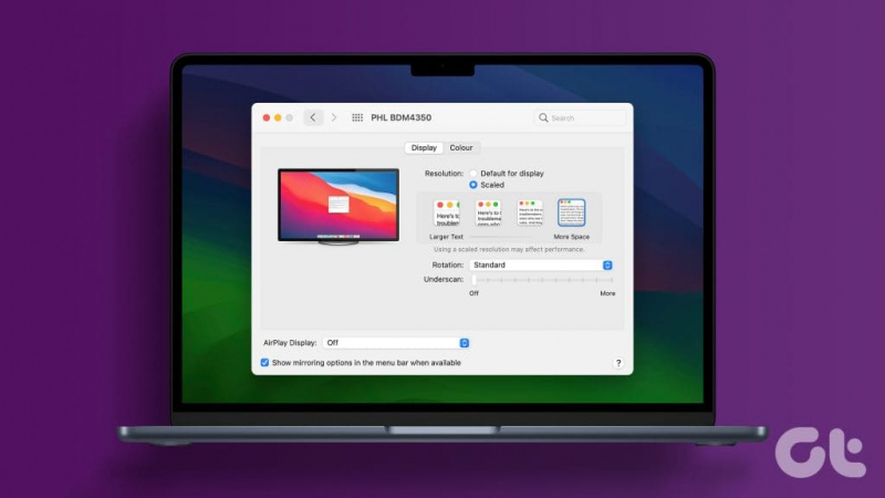 Com ajustar la resolució per a la segona pantalla a Mac