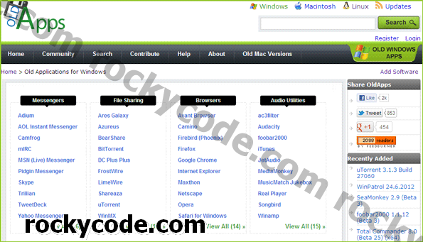 Topp 2 webbplatser för att hitta tidigare eller gamla versioner av programvara