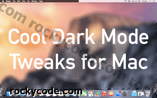 3 trucchi interessanti per OS X's Dark Mode di Yosemite