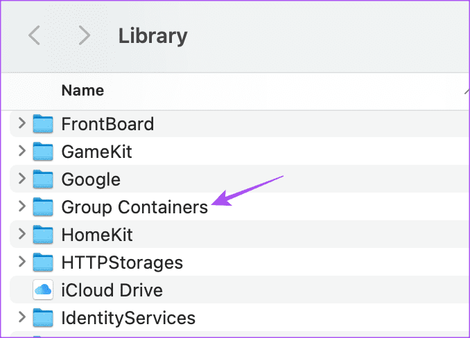   gruppe containere bibliotek Mac