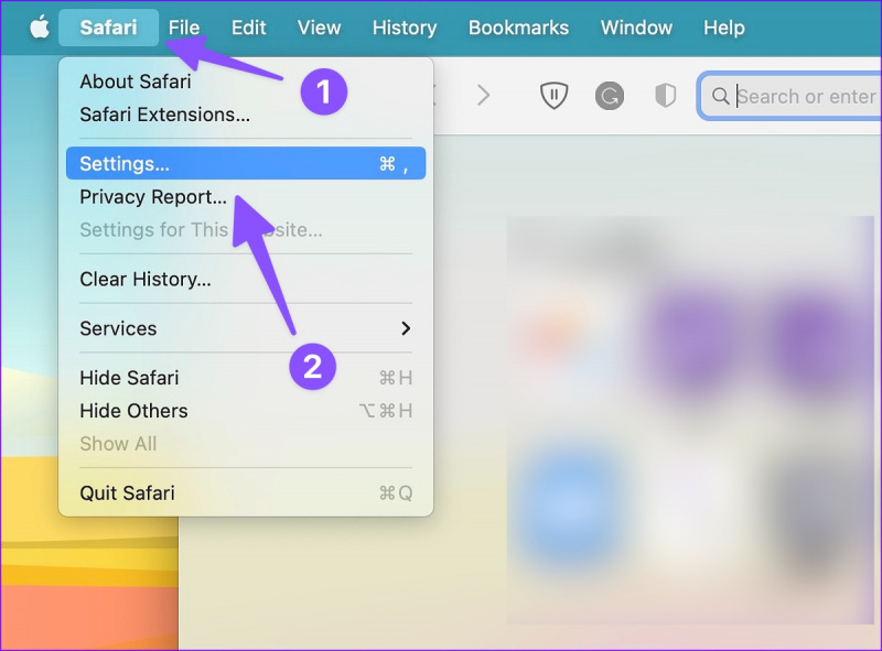   Otvorte nastavenia Safari na Macu