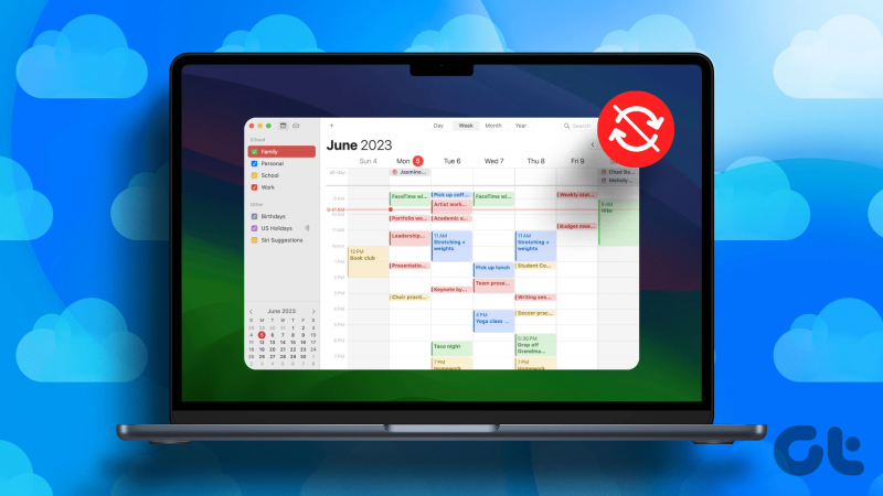 7 maneres d'arreglar el calendari iCloud que no es sincronitza amb el Mac