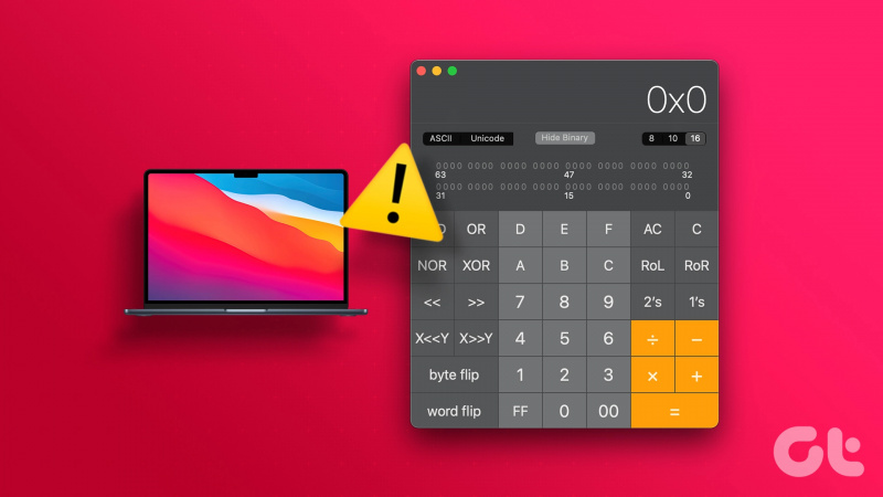 5 лучших исправлений для приложения калькулятора, не работающего на Mac