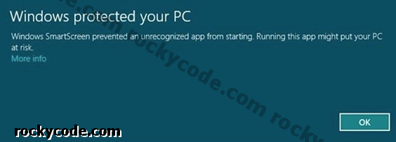 Slik deaktiverer du SmartScreen-filter i Windows 8