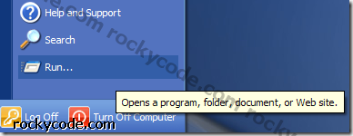 Hvordan åpne et hvilket som helst program ved å bare skrive inn navnet i kjør i Windows XP