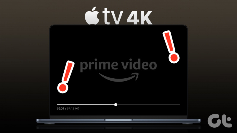 6 най-добри поправки за черен екран със звук в Amazon Prime Video на Apple TV 4K