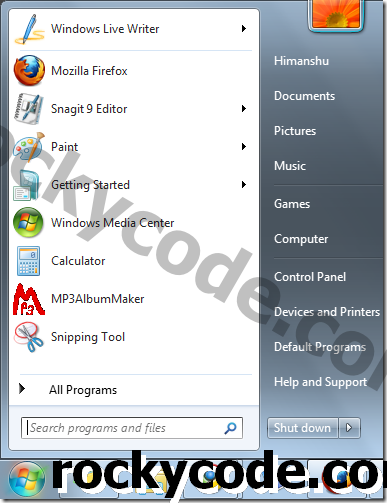 Как да персонализирате менюто 'Старт' в Windows 7