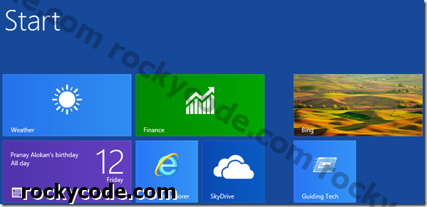 Anheften eines Ordners, einer App, einer Datei und einer Website an den Windows 8-Startbildschirm