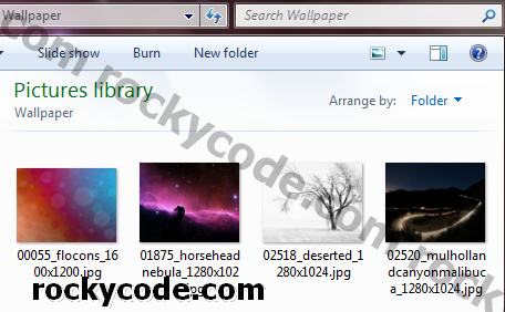 Jak rychle nastavit více obrázků jako tapetu v systému Windows 7