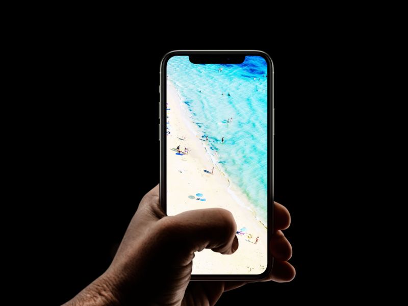 Raminantis „iPhone beach 4k“ ekrano užsklanda