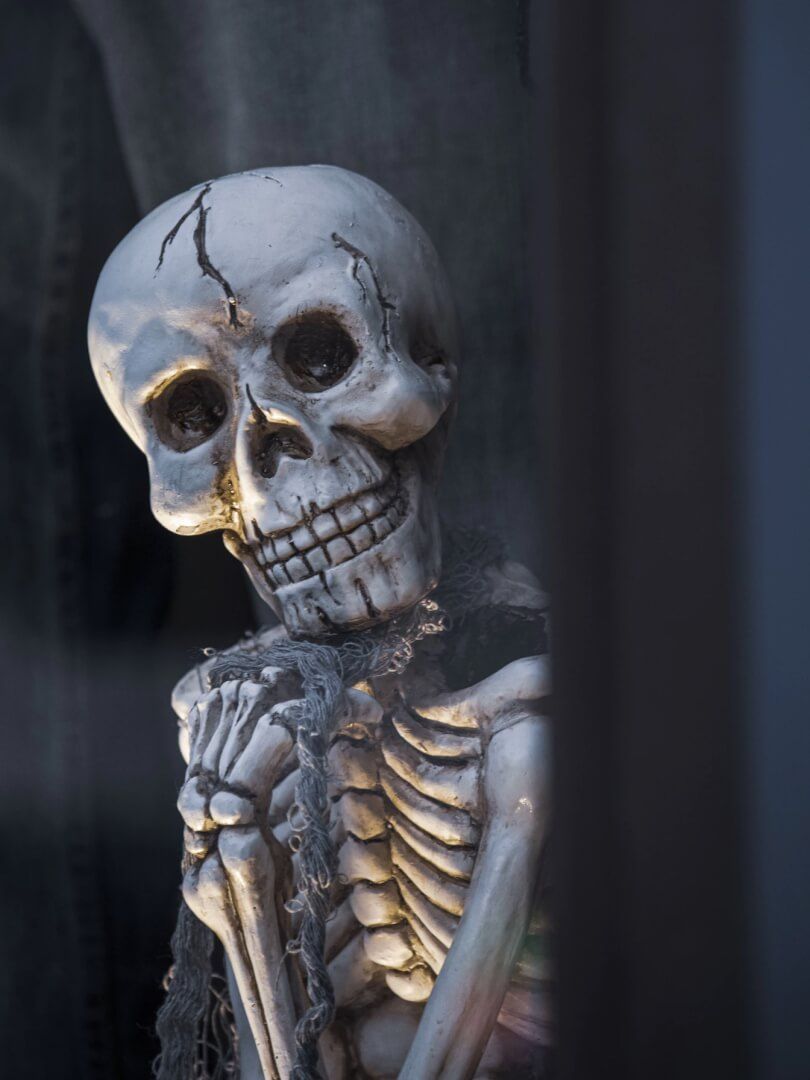 Fons de pantalla Skull Aesthetic Halloween per a iPhone