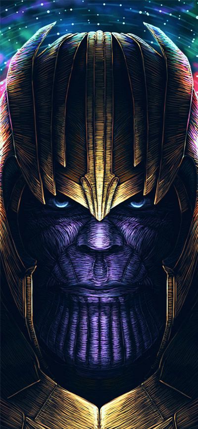 Thanos Kunstwerke iPhone Hintergrundbilder