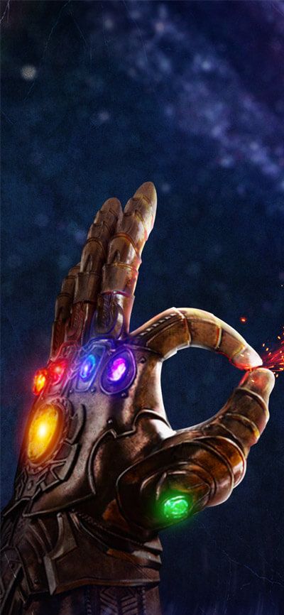 Thanos Gauntlet iPhone Hintergrundbilder