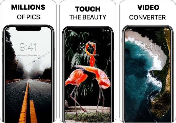 „Live Wallpaper Launcher iPhone“ programa