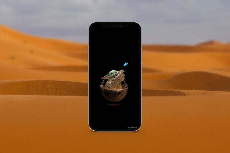 mandalorian iphone bakgrunnsbilde 12