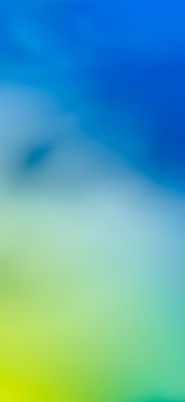 Papel de parede de conceito gradiente verde a azul do iOS 15