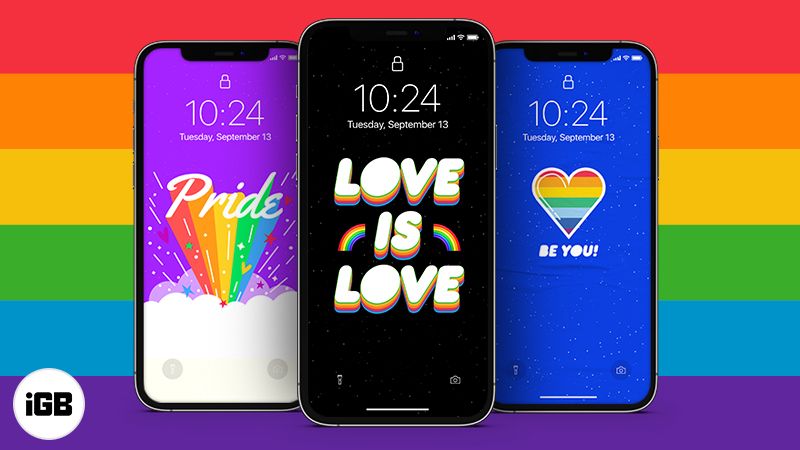 „Pride Month“ fono paveikslėliai, skirti „iPhone“