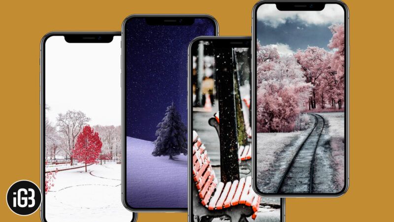 Beste vinter iPhone bakgrunnsbilder
