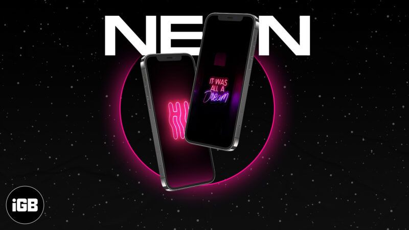 20 fons de pantalla d'iPhone Cool Neon: descàrrega gratuïta en HD (2021)