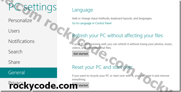 Windows 8を更新またはリセットする方法（およびその意味）