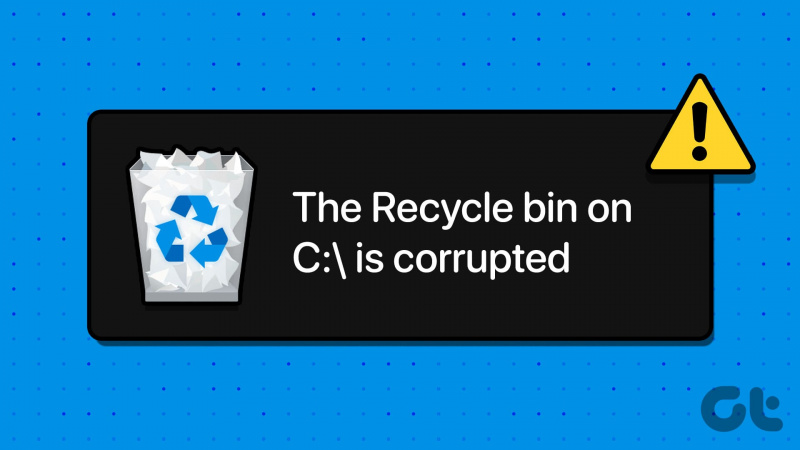 6 maneres de solucionar l'error danyat de la paperera de reciclatge a Windows 11