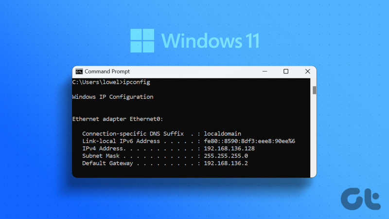 Ako nájsť svoju IP adresu na počítači so systémom Windows 11
