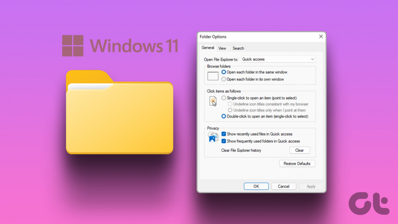 8 καλύτεροι τρόποι για να ανοίξετε τις επιλογές φακέλων στα Windows 11